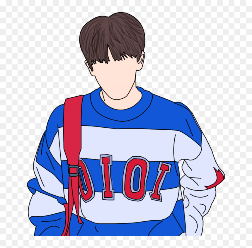 Cartoon, HD Png Download - person outline png