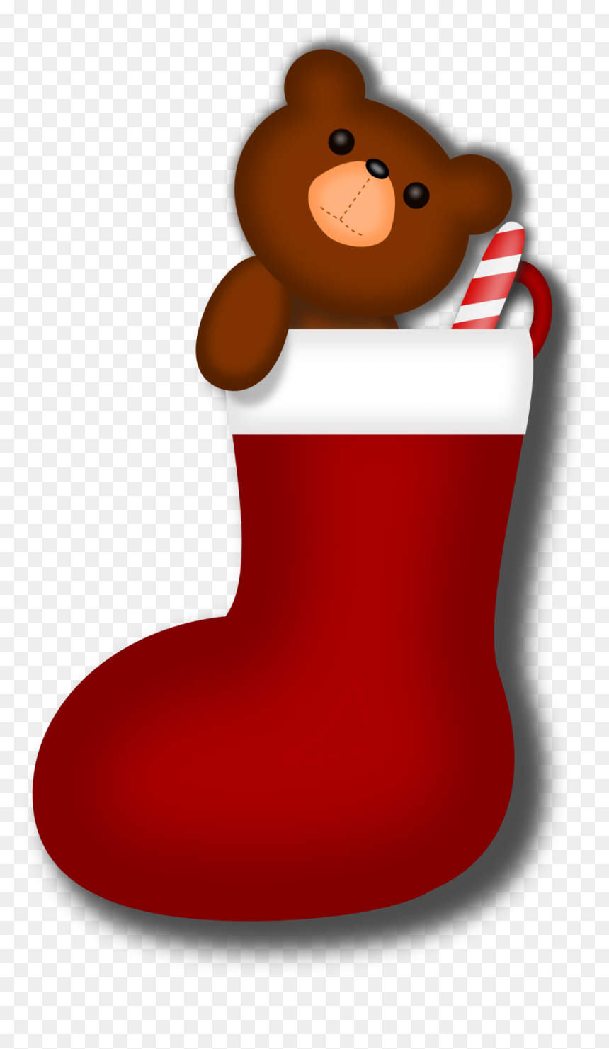 Christmas Sock Cartoon Transparent, HD Png Download - christmas stockings png