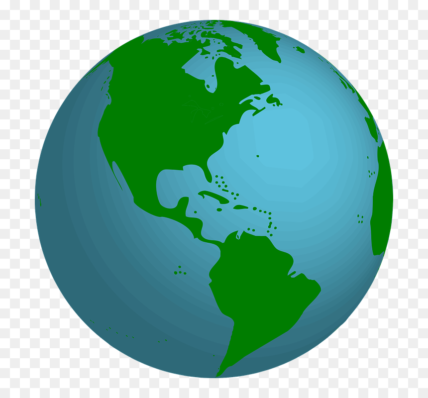 Earth, World, Planet, Globe, Global, Blue, Map, Space - Planeta Imagenes De El Mundo, HD Png Download - globe map png