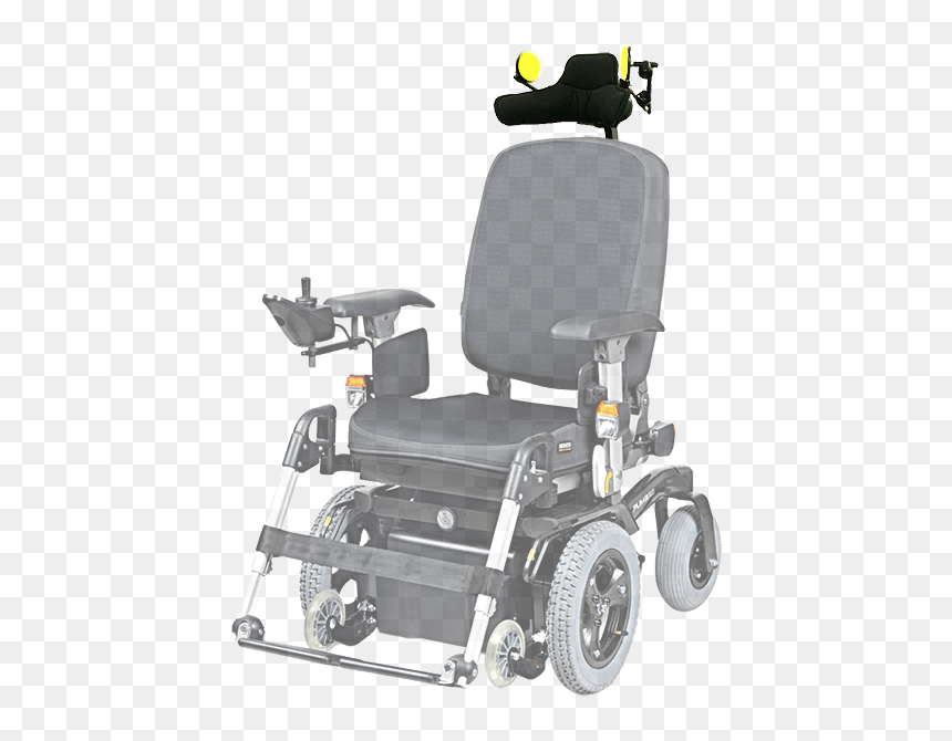 Head Switch Power Wheelchair, HD Png Download - person in wheelchair png