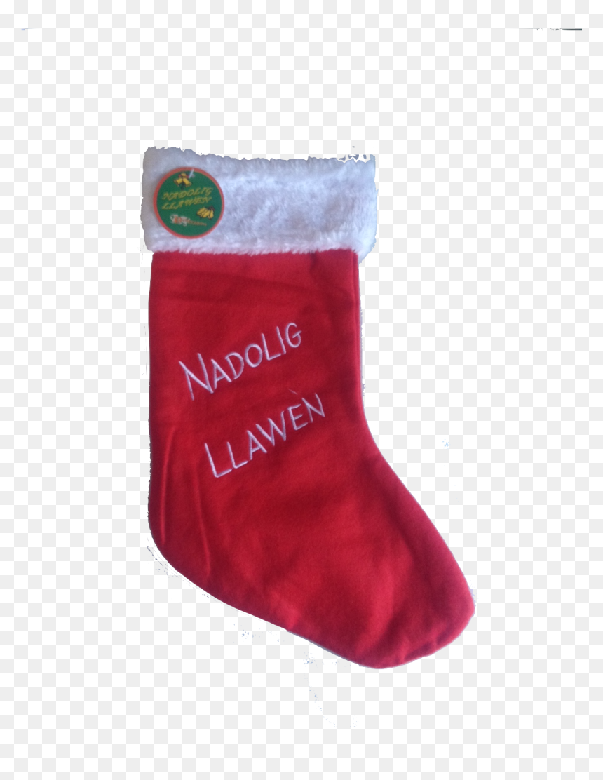 Christmas Stockings - Nadolig Llawen - Christmas Stocking, HD Png Download - christmas stockings png