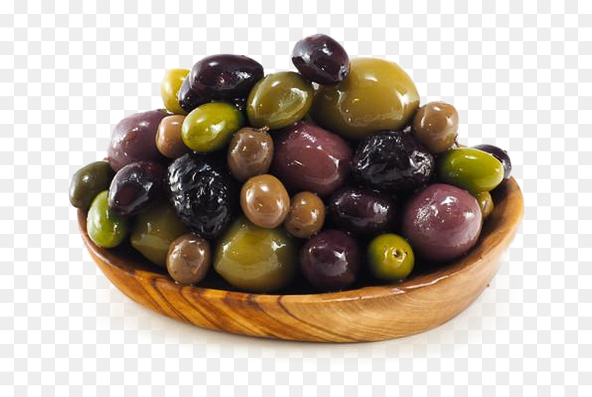 Olives Png Photo - Spanish Whole Black Green Olives, Transparent Png - olive png