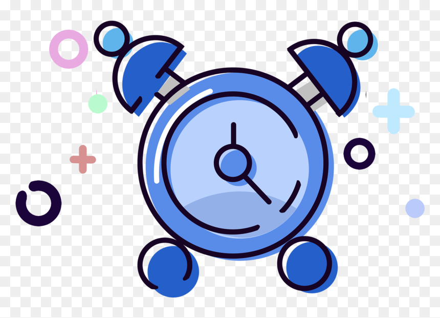 Mbe Daily Necessities Clocks Alarm Png And Psd - นาฬิกา การ์ตูน Png, Transparent Png - clocks png