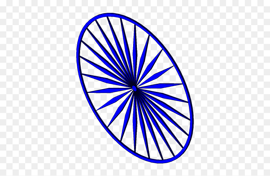 Circle, HD Png Download - indian flag wheel png