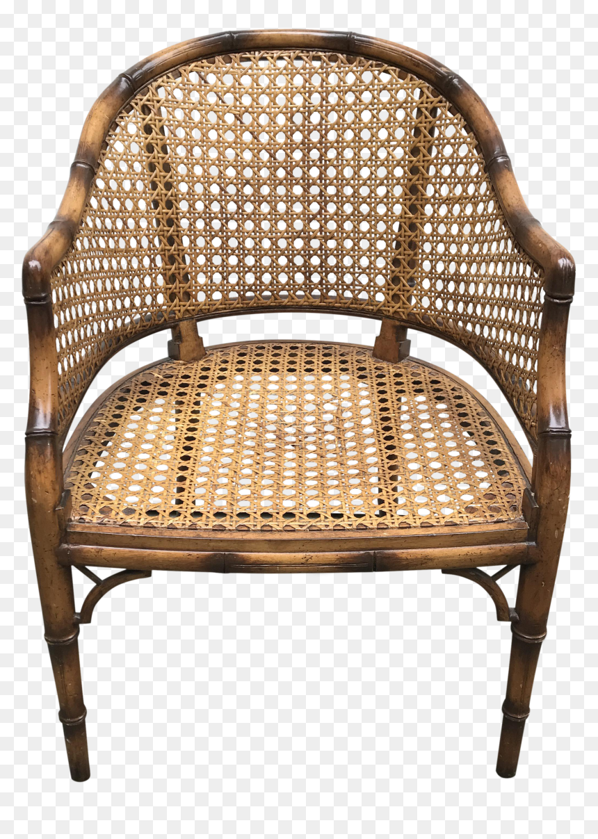Faux Bamboo With Caning Accent Chair - Windsor Chair, HD Png Download - king chair png