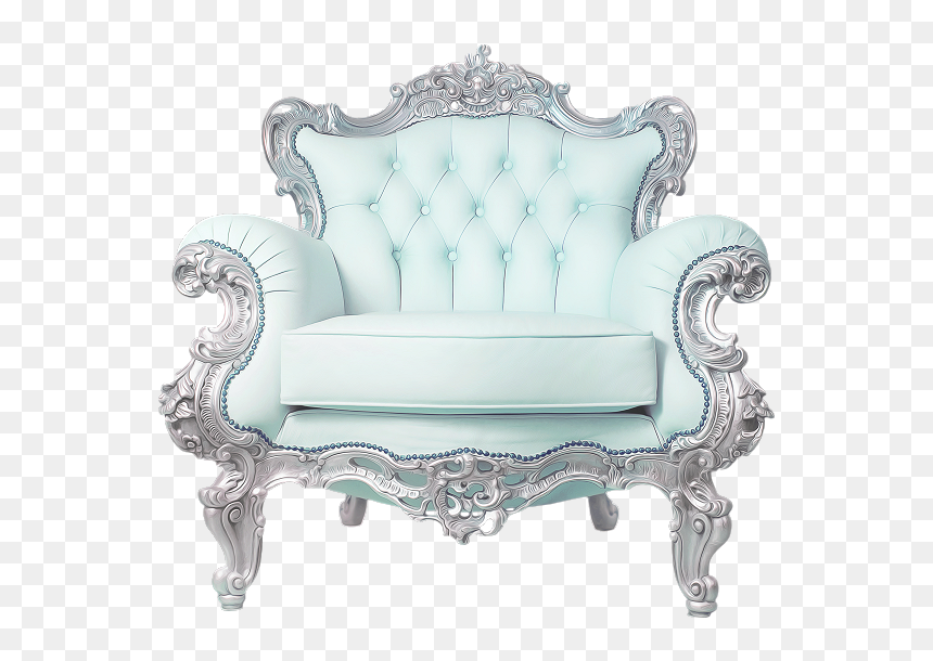 White Sofa Chair Png, Transparent Png - king chair png