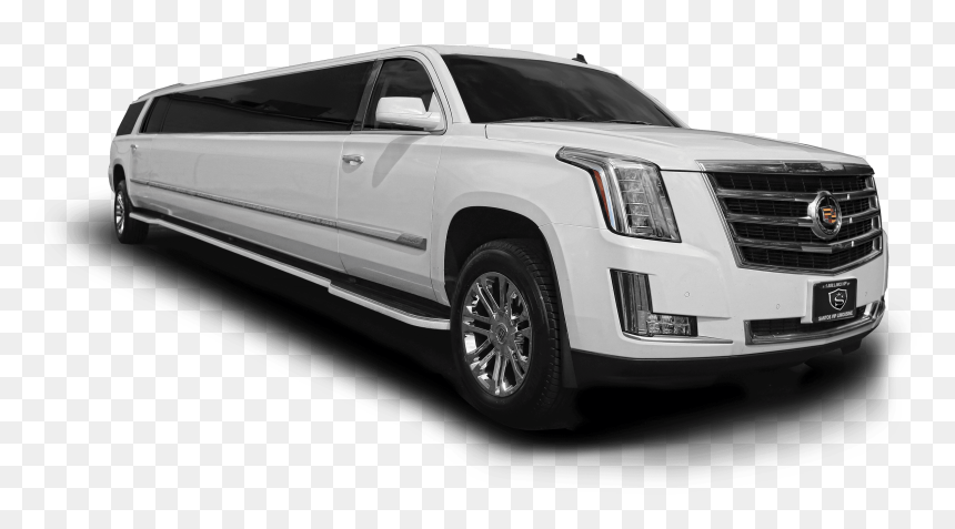 White Escalade Limo - Escalade Limo Png, Transparent Png - limo png