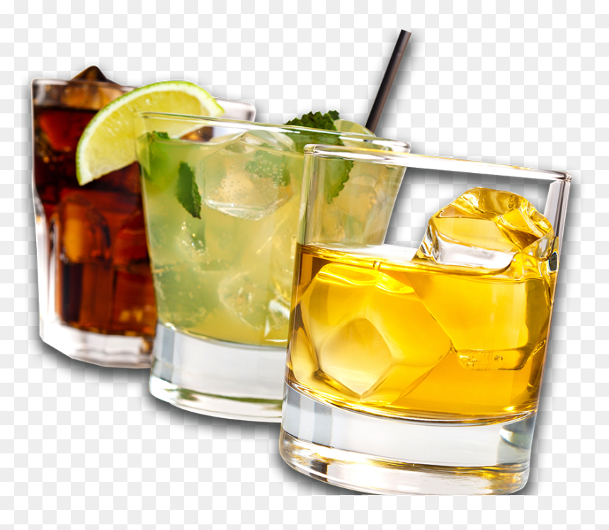 Cocktail Distilled Beverage Fizzy - Big Bite Meerut Menu, HD Png Download - bebidas png