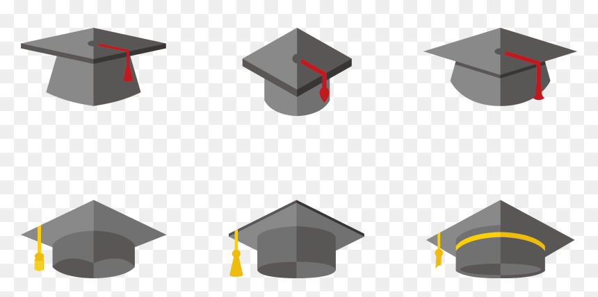 Png Graduate Cap Vector, Transparent Png - education cap png