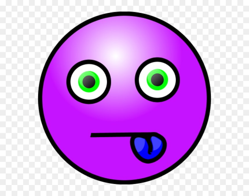 Tongue In Cheek Emoticon - Red Worried Face, HD Png Download - tongue out emoji png
