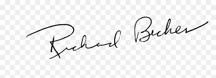 Rbecker Signature Nobg - Calligraphy, HD Png Download - donald trump signature png