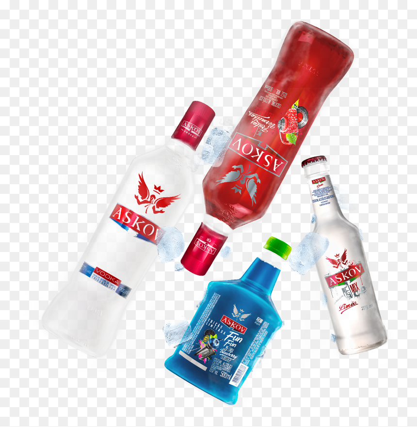 Glass Bottle, HD Png Download - bebidas png