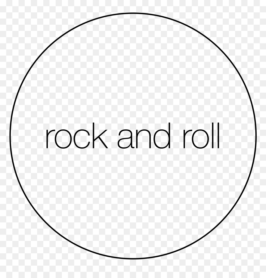 Attribute Motif Rock And Roll - Circle, HD Png Download - rock and roll png