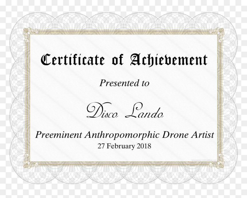 Certificate, HD Png Download - star citizen png
