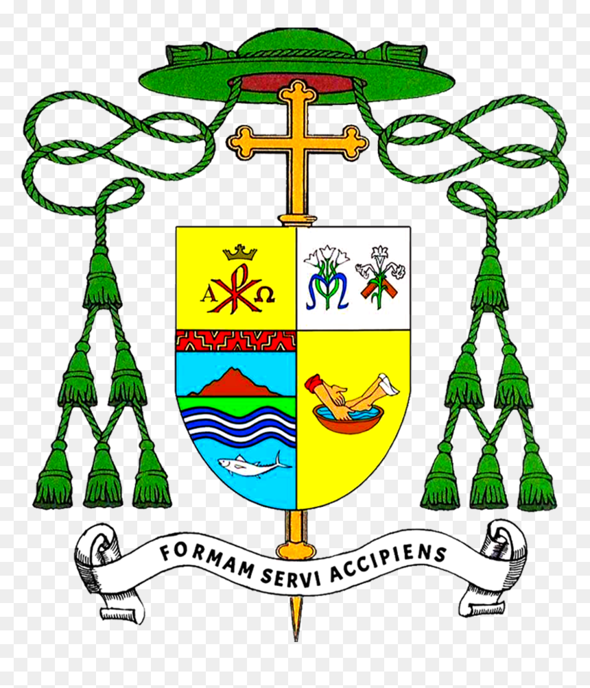 Diocese Of Marbel Logo - Bishop Coat Of Arms Symbols, HD Png Download - virgin mary png