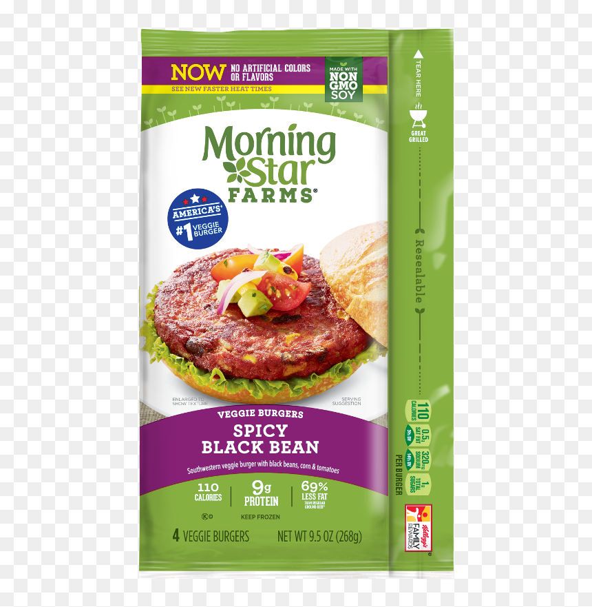 Morning Star Veggie Burger, HD Png Download - veg patties png