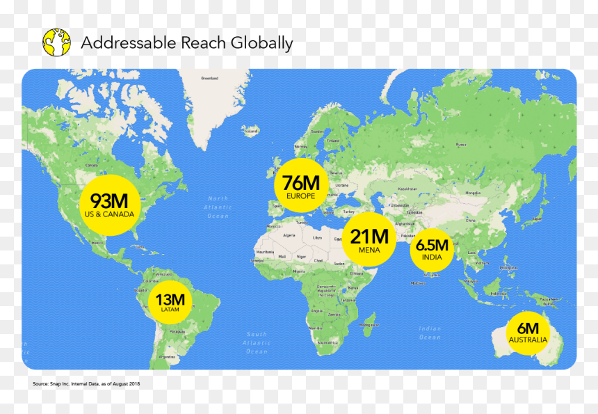 Do The Snapchat Map, HD Png Download - globe map png