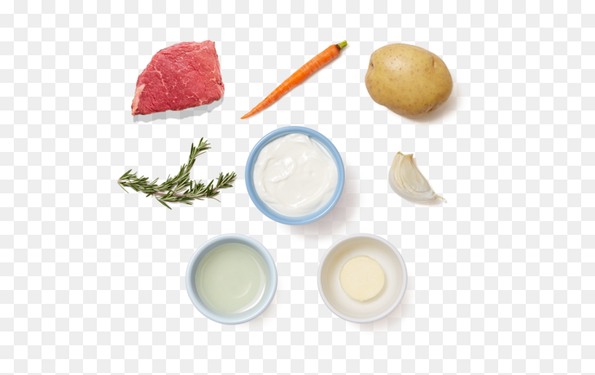 Steaks & Brown Butter Sauce With Mashed Potatoes & - Fromage Blanc, HD Png Download - mashed potatoes png