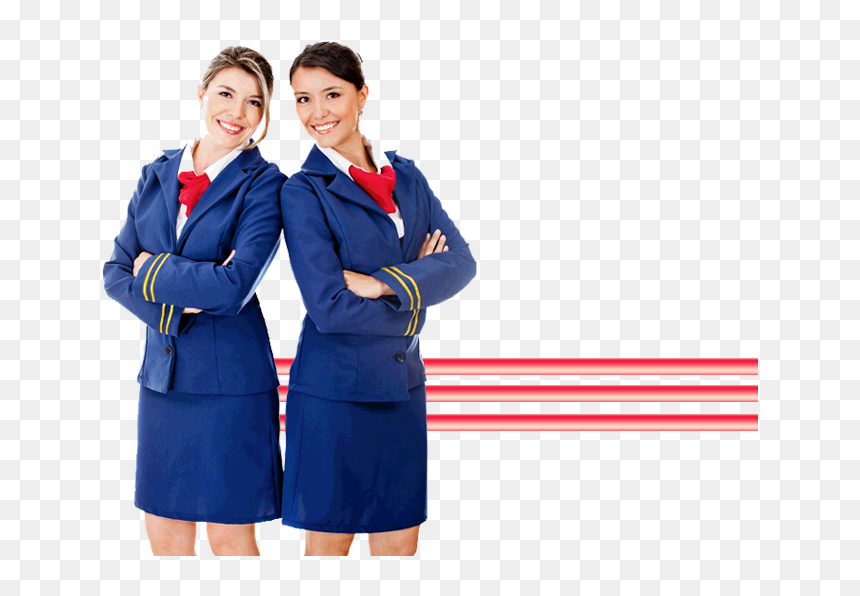 Seeking Affiliation To Aassc- Www - Simple Flight Attendant Uniform, HD Png Download - air hostess png