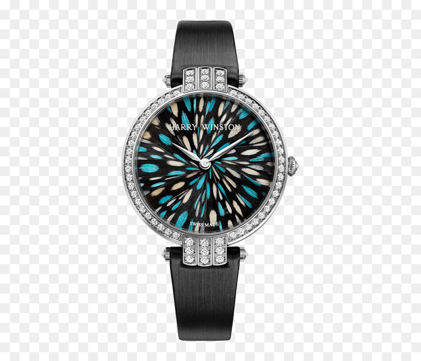 Premier Feathers - Harry Winston Feather Watch, HD Png Download - peacock feather png images