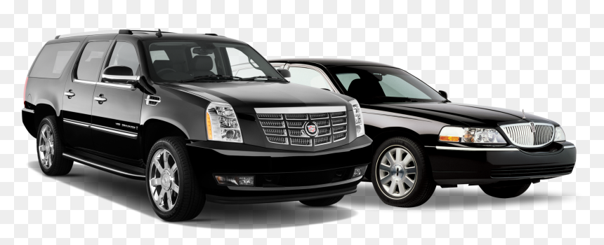 Black Lincoln Town Car, HD Png Download - limo png
