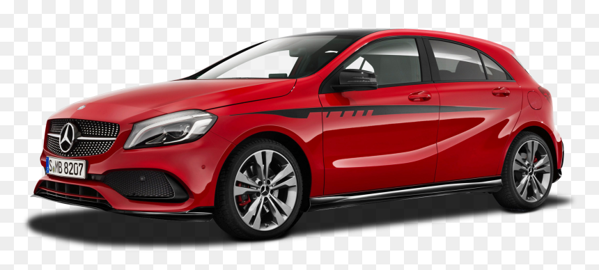 Red Mercedes Benz A250 Amg Car Png Image - Mazda Cx 5 Png, Transparent Png - benz car png
