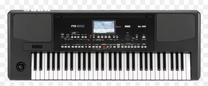 Pa300 Top View - Korg Pa 300 Price In India, HD Png Download - music instrument png