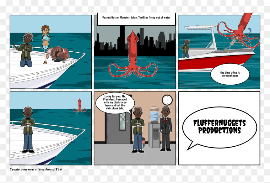 Sea Of Monster Storyboard, HD Png Download - sea monster png