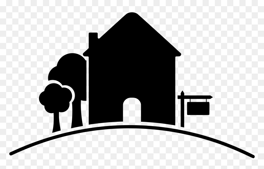 Apartment House Real Estate Renting Condominium - Simple House Clipart, HD Png Download - apartment png