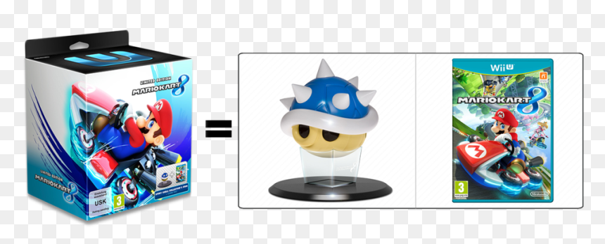 Ci16 Wiiu Mariokart8 Limitededition Engb - Mario Kart 8 Limited Edition Wii U, HD Png Download - mario kart 8 png