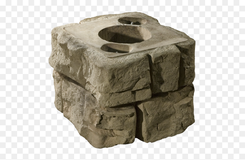 Precast Stone Fence Pillar, HD Png Download - stone pillar png