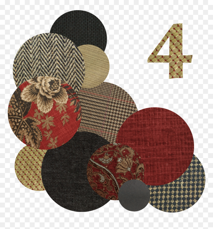 Black Gold & Red Christmas Stockings , Png Download - Placemat, Transparent Png - christmas stockings png