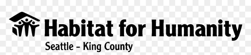 Habitat For Humanity Seattle-king County - Habitat For Humanity, HD Png Download - habitat for humanity logo png