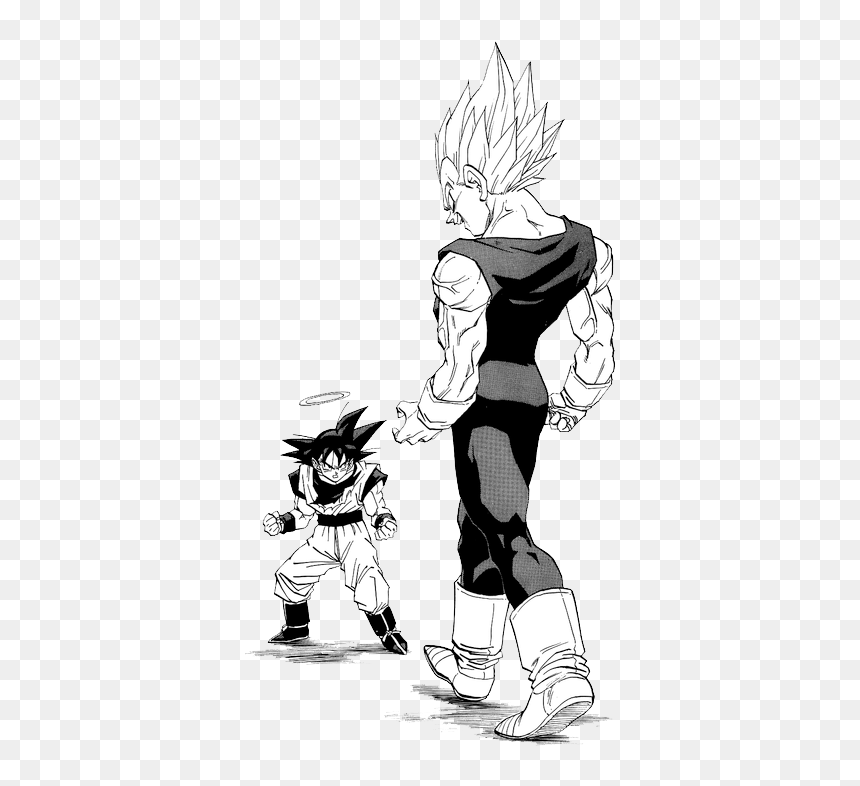 Drawing Vegeta Planet - Majin Vegeta Manga, HD Png Download - majin vegeta png