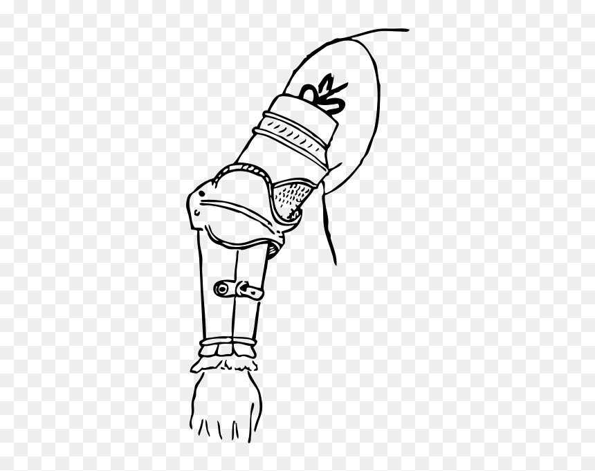 Vector Drawing Of A Coat Of Arms With Strong Right, HD Png Download - strong arm png