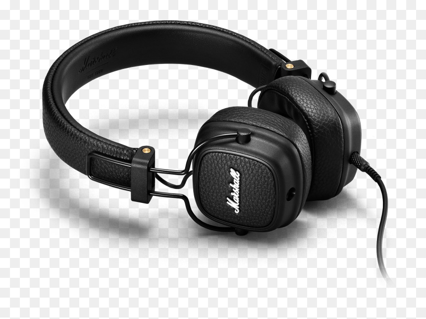 Major Iii Black Black"
 Data Srcset="https - Marshall Iii Headphones, HD Png Download - sound mike png