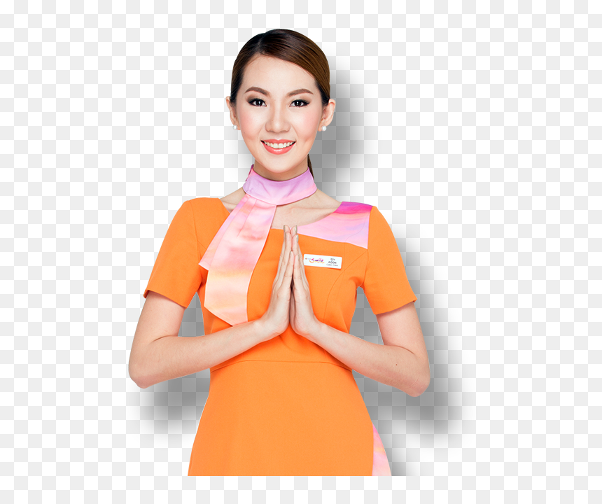 Thai Smile Air Hostess, Png Download - Girl, Transparent Png - air hostess png
