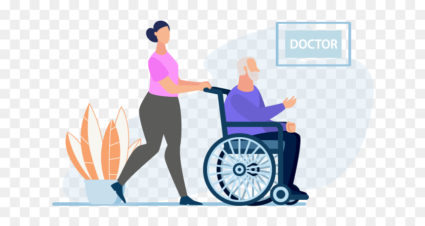 Person In Wheelchair Png, Transparent Png - person in wheelchair png