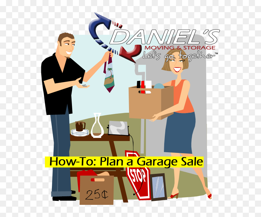 Garage Clipart Cluttered Garage - Garage Sale, HD Png Download - garage sale png
