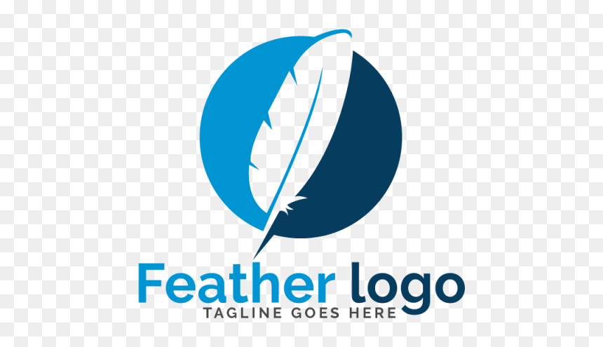 Graphic Design, HD Png Download - feather logo png