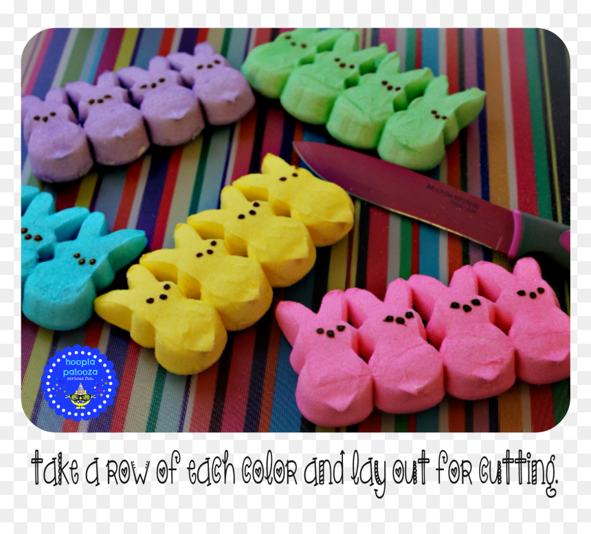 Striped Bunny Peeps - Icing, HD Png Download - peeps png