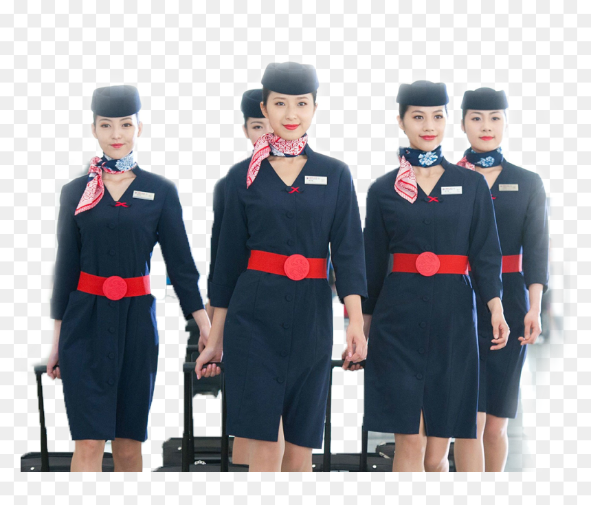 Your Career In The Sky Begins Here, Png Download - Simple Flight Attendant Uniform, Transparent Png - air hostess png