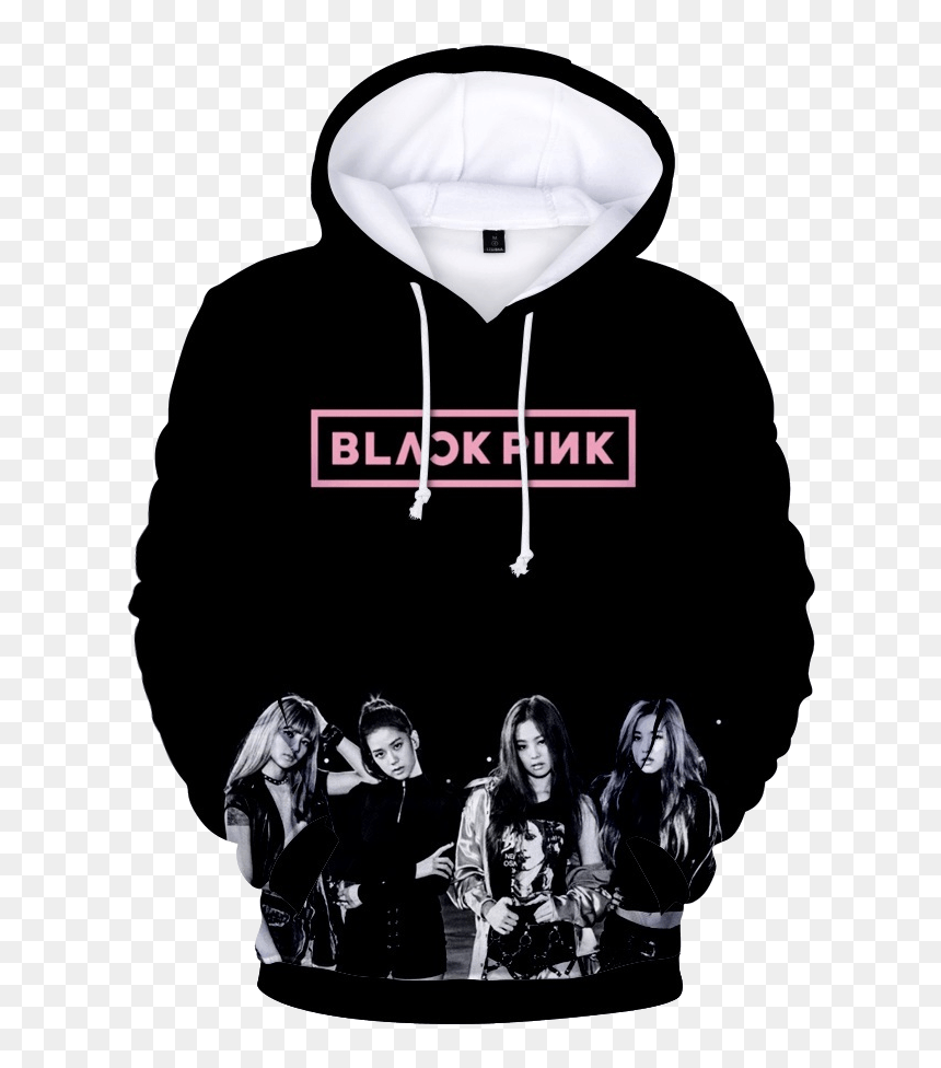 Black Pink Hoodie, HD Png Download - blackpink png