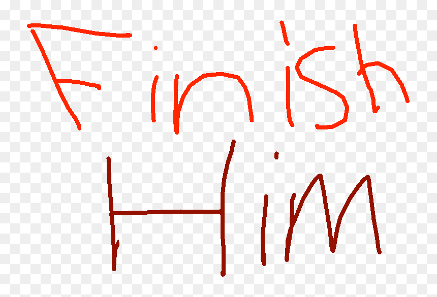 Art, HD Png Download - finish him png