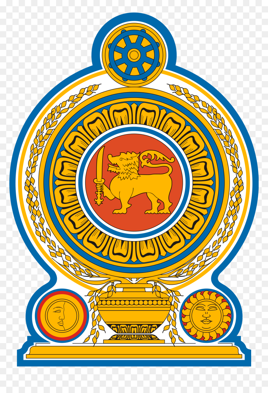 Emblem Of Sri Lanka, HD Png Download - indian flag wheel png
