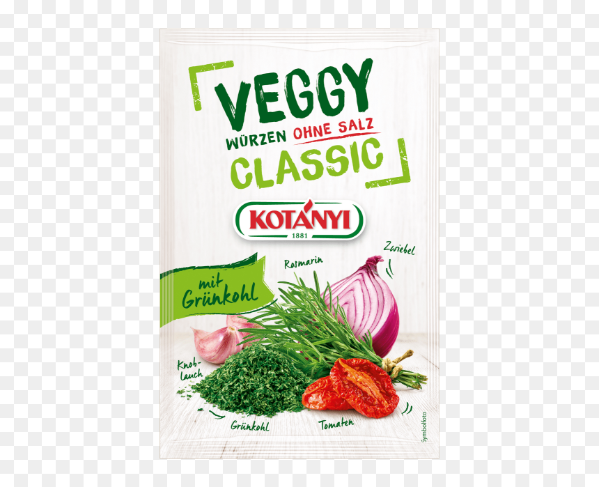 Kotányi Veggy Classic Gewürzmischung Im Brief - Kotányi, HD Png Download - veg patties png