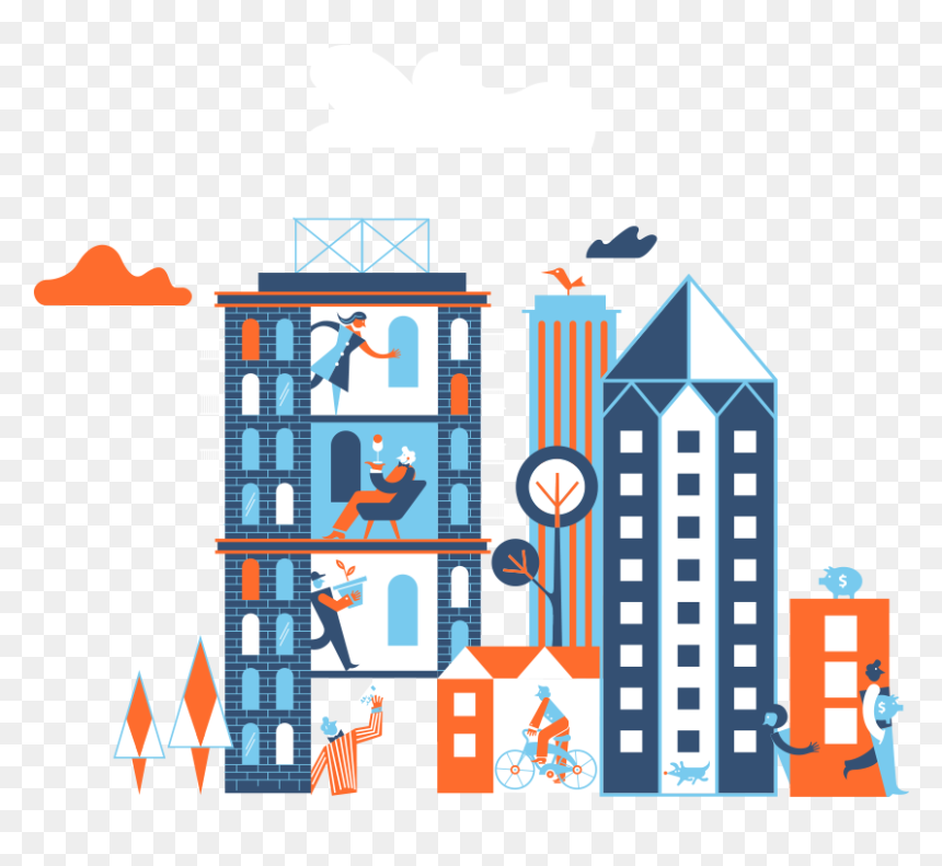 National Apartment Association Graphic Of People In - House, HD Png Download - apartment png
