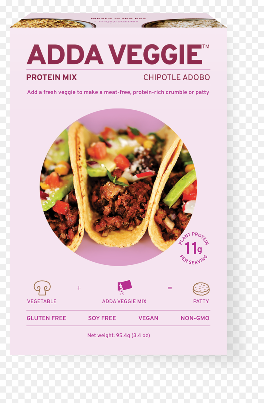 Chipotle Adobo - Veggie Protein, HD Png Download - veg patties png