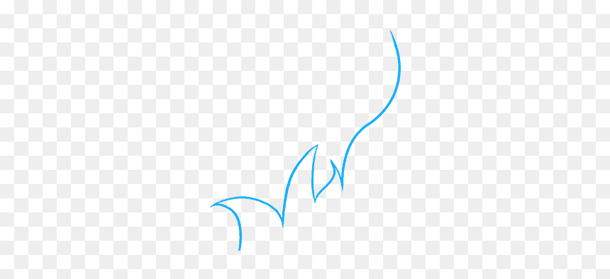 How To Draw Flames And Smoke - Line Art, HD Png Download - smoke plume png