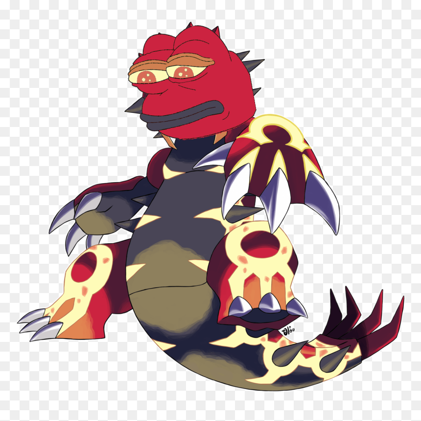 Published May 13, 2015 At 1280 × 1280 In Rare Pepe - Pokemon Groudon, HD Png Download - rare pepe png